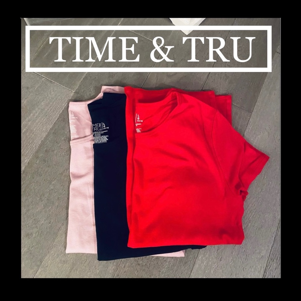 TIME & TRU TEE SHIRT BUNDLE